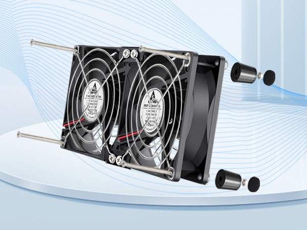  Quiet 80mm Fanwith speed control for Receiver DVR Playstation Xbox Computer Cabinet Cooling