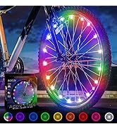 Activ Life LED Bike Wheel Lights with Batteries Included, Get 100% Brighter and Visible from All ...
