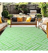 OPPODREAM Outdoor Rug 5x8 Ft, Waterproof Outdoor Plastic Straw Rug for Patio, Reversible Out Door...
