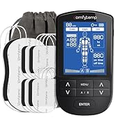 Comfytemp TENS Unit Muscle Stimulator for Pain Relief Therapy, FSA HSA Eligible TENS Machine with...