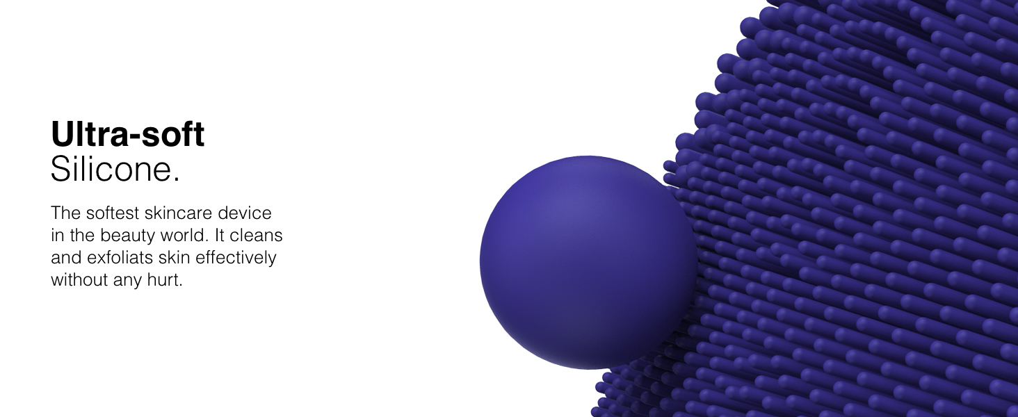 gentle silicone face scrubber