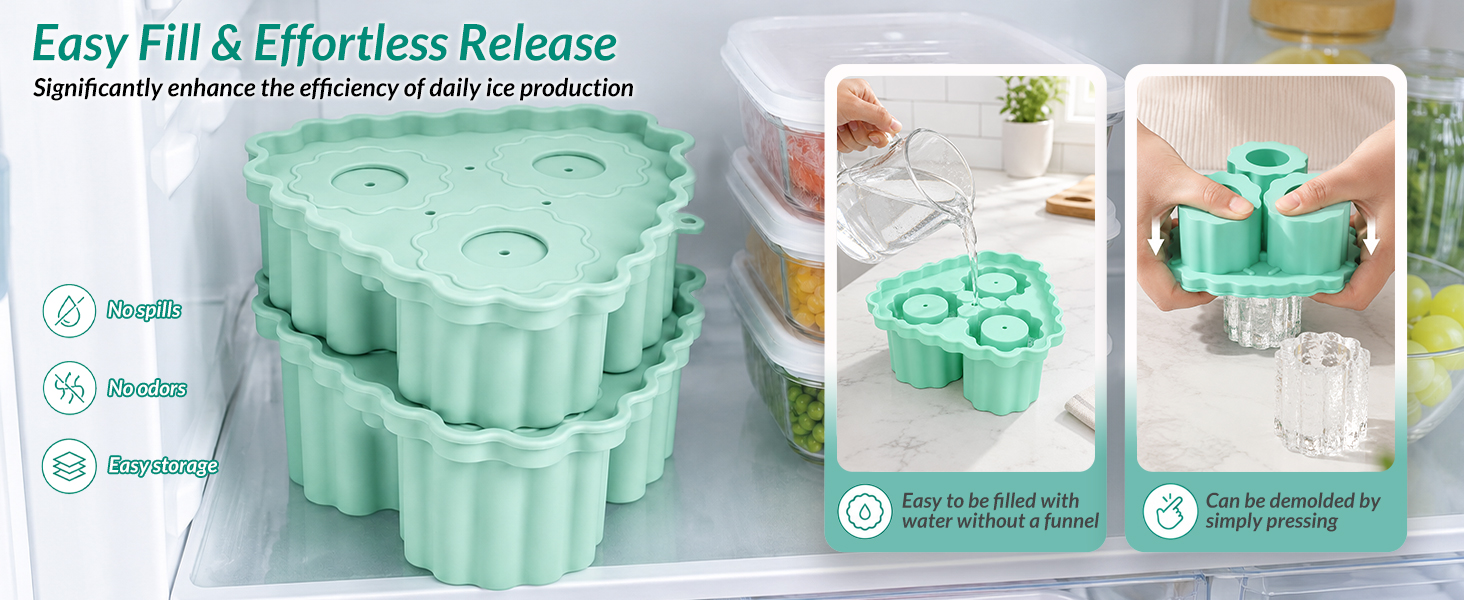 ice tray,ice trays,large ice cube molds,silicone ice cube trays with lid,ice cube tray with lid