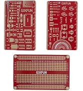 Gikfun PCB Ruler &amp; SMD Component Reference - Measuring Tool with Resistor Capacitor IC Stencil fo...