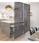 DECOLAB Hanging Panel Room Divider, Ceiling Mount Suspension Partition Panels for Open Floor Livi...