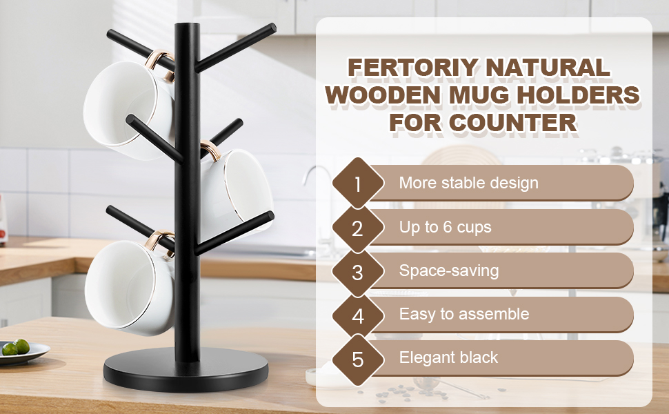 Coffee Cup Holder for Countertop