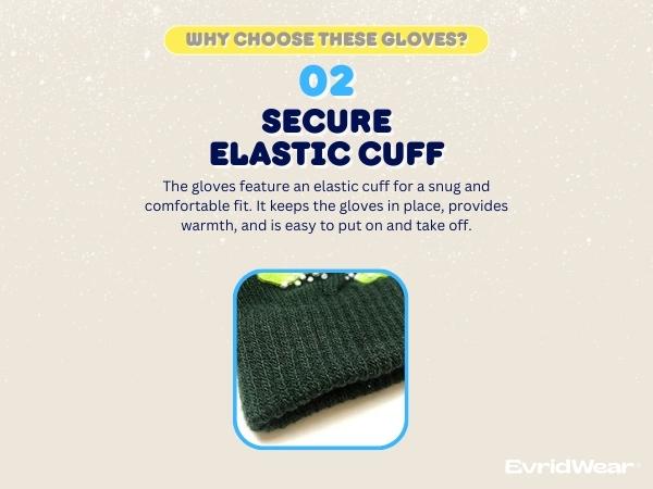 winter warm knit gloves