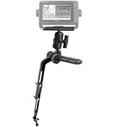 WINDFRD 1.5" Ball Kayak Fish Finder Mount with Transducer Mounting Arm, Marine Electronic Mount P...