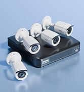 ZOSI H.265+ Full 1080p Home Security Camera System Outdoor Indoor, 5MP-Lite CCTV DVR 8 Channel wi...