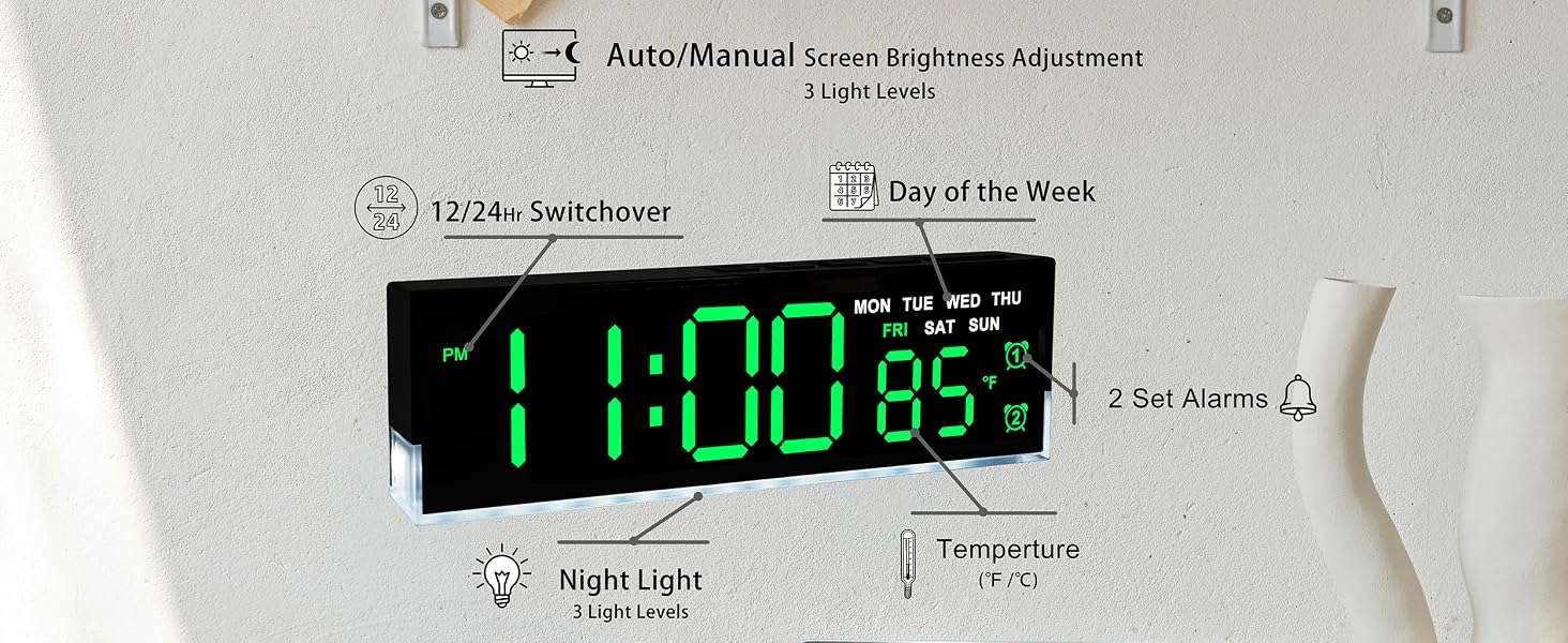 LED DESK CLOCK