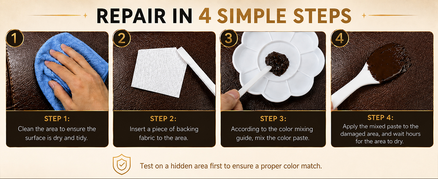 Leather Repair Kit for Furniture