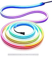 Aclorol Addressable LED Strip WS2811 Neon LED Strip Light RGB Dream Color Flexible Neon Sign Rope...
