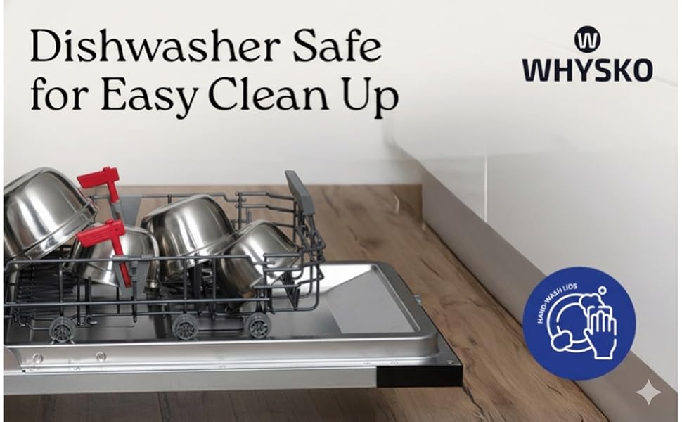 Dishwasher safe metal mixing bowls