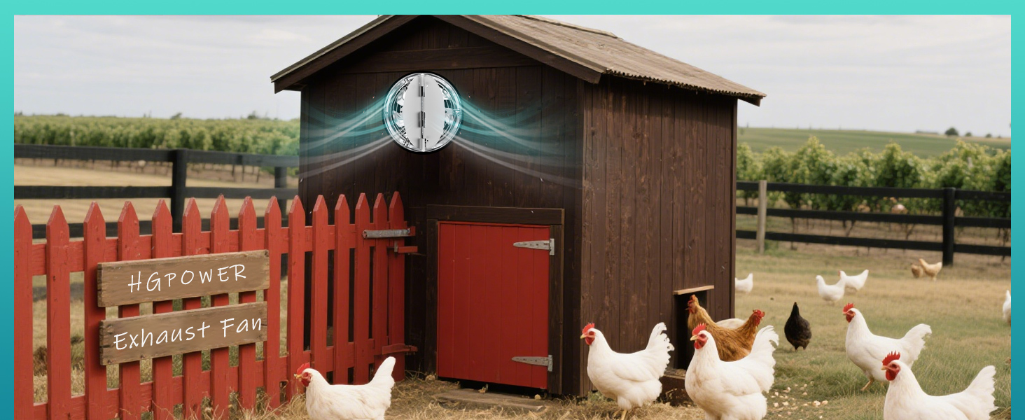 chicken coop exhaust fan