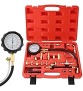 NYXOVA Fuel Pressure Test Kit, Universal 0-140PSI Fuel Injection Pump Pressure Tester Kit, Update...