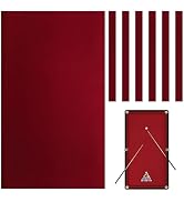 TOPZEA Billiard Cloth 8FT, Pre-Cut Pool Table Felt Replacement Kit with 6 Rail Cloth Strips for 8...