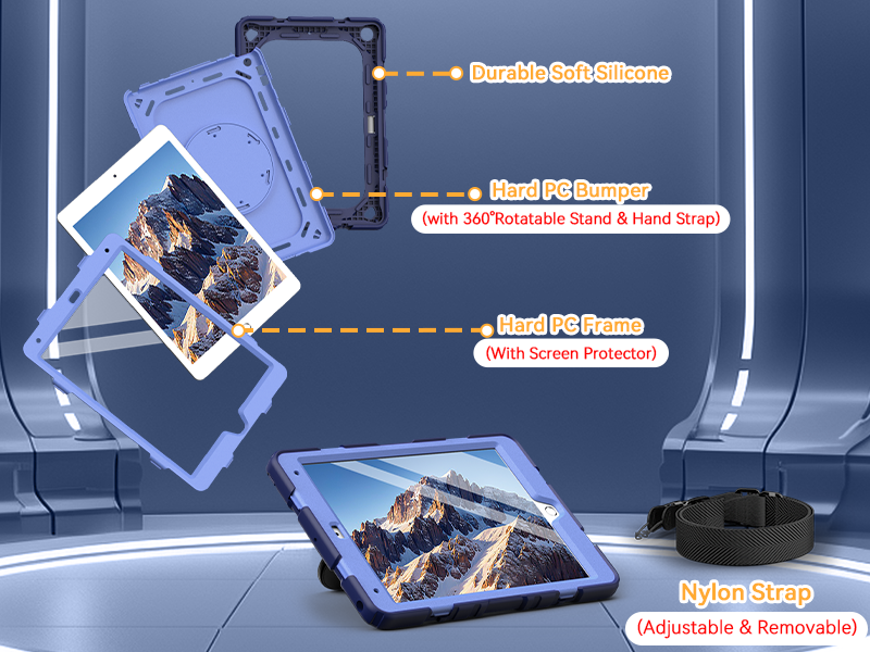ipad 9th generation case with screen protector