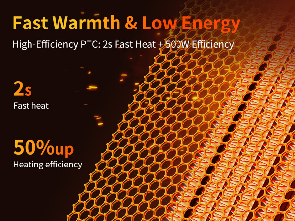 rapid heat up mini fan heater high efficiency ceramic heater core eco friendly personal heater