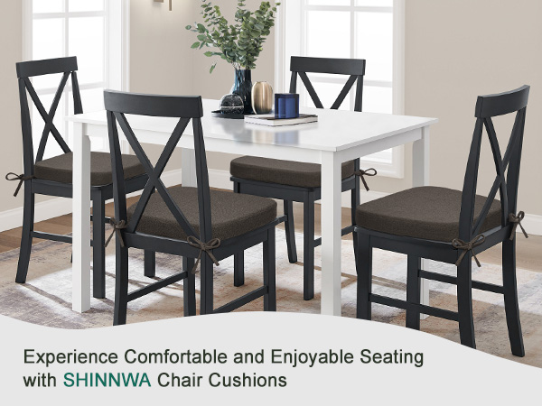 Seat Cushions for Kitchen Chairs 4 Pack