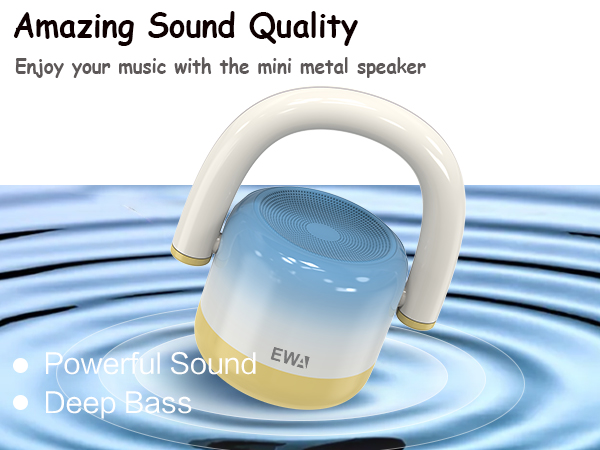 EWA Metal Mini Karaoke Machine for Kids,Girls,Boys