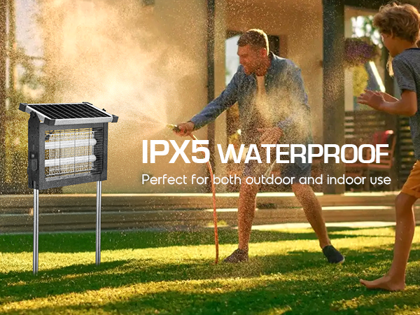 solar bug zapper outdoor waterproof