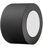AMOGATO Gaffer Tape-3 Inch x 30 Yard,Gaffers Tape Black,Rubber Adhesive Leaves No Residueaterproo...