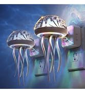 L LOHAS LED Night Light for Kids: 2 Pack Night Lights Jellyfish Projector with Dusk to Dawn Senso...