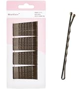 Mia Klein Bobby Pins, Hair Pins 2 Inch 60PCS Crimped Hair Grips for Kids, Girls, and Women, Secur...