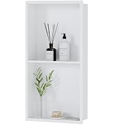 Neodrain No Tile Shower Niche, Stainless Steel Wall Niche 13.1