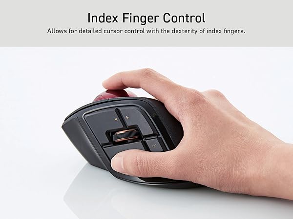 Deft Pro Trackball Index Finger Control