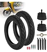 WEIYINGSI 14X2.125 Bike Tires and 14X1.75/2.125 Bike Tire Tubes with Straight Valve Stem Compatib...