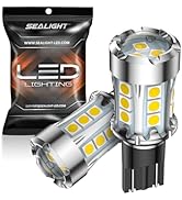 SEALIGHT 921 LED Bulb Reverse Light 600% Brighter T15 906 904 916 W16W 921 LED Bulb with Projecto...