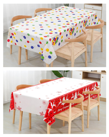 plastic table cloth for party