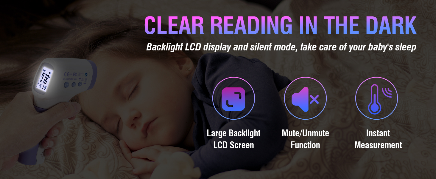 backlight LCD display and silent mode