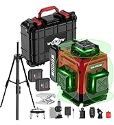 Weiddw 16 Lines Laser Level 4×360° Cross Line Laser for Construction and Picture Hanging,4D Verti...