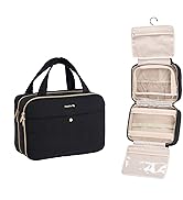 Hanke Hanging Travel Toiletry Bag for Women with Jewelry Organizer Compartment, Travel Essentials...