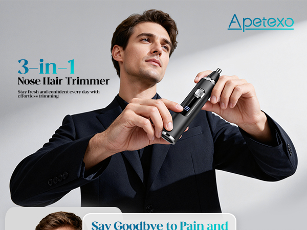 3-in-1 Nose Hair Trimmer