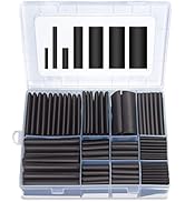 172pcs 3:1 Dual Wall Adhesive Heat Shrink Tubing Kit, 7 Large Sizes (Diameter): 1, 3/4, 1/2, 3/8,...