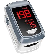 Fingertip Pulse Oximeter- HOLFENRY Mini Oximeter Oxygen Saturation Monitor for SpO2/Heart Rate/PI...