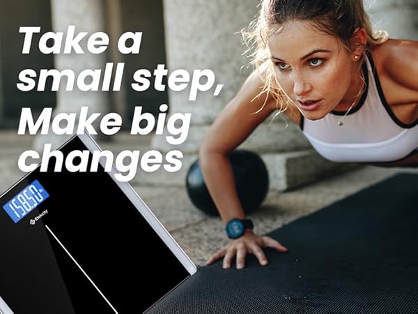 Take a small step, make big changes.