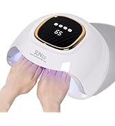 MIRAGE LAYON UV Nail Lamp - Fast Drying, Powerful &amp; Efficient LED Nail Lamp with 4 Timing Setting...