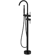 FORIOUS FreeStanding Tub Faucets, Tub Filler Standing Bathtub Faucet, Floor Mount Bathtub Filler ...