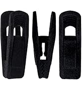 Corodo Velvet Hangers With 20 Black Pants Clips, Strong Finger Clips Perfect for Thin Hangers