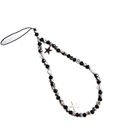 Dwuww Five-Pointed Star Pendant Beaded Strap - Cute Mobile Phone Strap Detachable Lanyard, Decor ...
