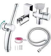 BARROCK Handheld Bidet Sprayer Combo Set for Toilet, Portable Bathroom Bidet Seat Attachment, 2 W...