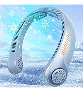 EYERZ Portable Neck Fan - Rechargeable Personal Fan with Neck Support, 5-Speed Quiet Lightweight ...
