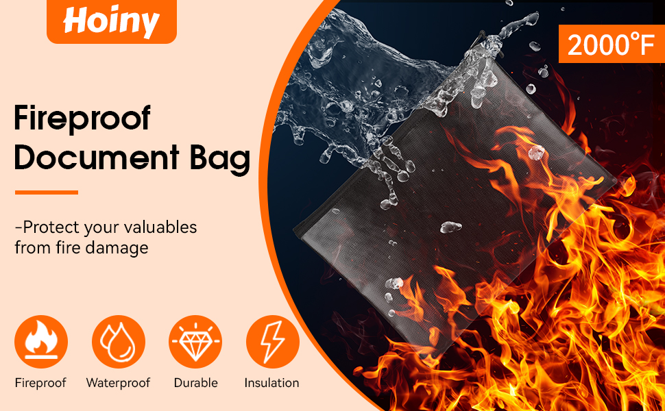 Fireproof Document Bag