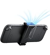 JSAUX Cooling Fan for Nintendo Switch 2 (2025), Cool Down Accessories for Switch 2 (Stepless Adju...