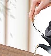 ZENS Vintage Japanese Tea Set, 33.8 oz Gradient Embossed Ceramic Japanese Teapot with Built-in St...