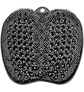 BESKAR Larger Shower Foot Scrubber Mat with Non-Slip Suction Cups- Cleans, Smooths, Exfoliates &amp; ...