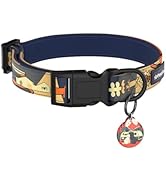 PawView Dog Collar with Smart ID Tag – Adjustable Soft Padded Heavy Duty Comfortable Dog Collar w...